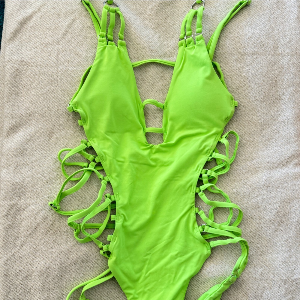 BAHIMI sexy strappy one piece swimsuit